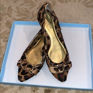 Gently used Kate Spade leopard flats size 8